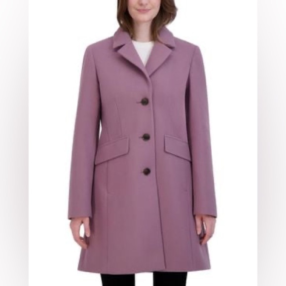 Laundry By Shelli Segal Jackets & Blazers - Laundry By Shelli Segal Lavender Pea Coat